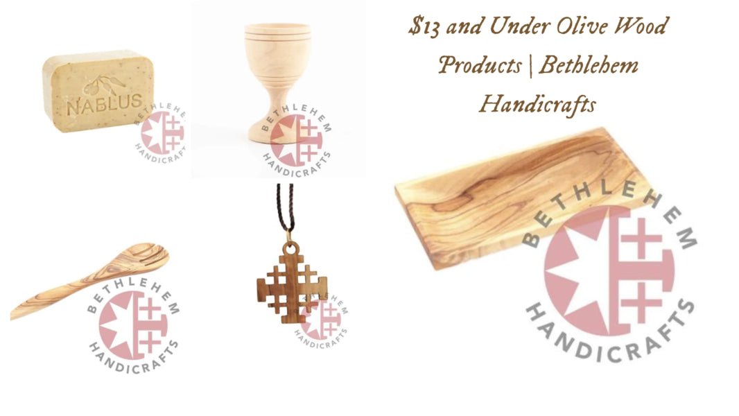 $13 and Under Olive Wood Products | Bethlehem Handicrafts