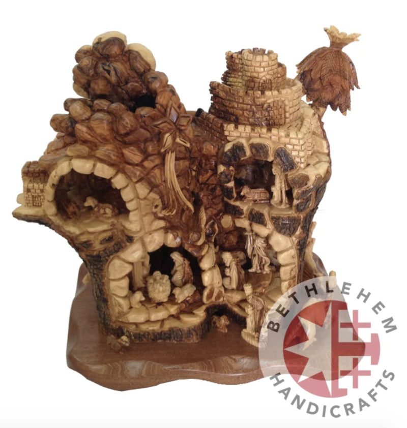 Hand Carved Nativity Set