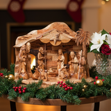 Nativity Set wit Music Player, 12.3"