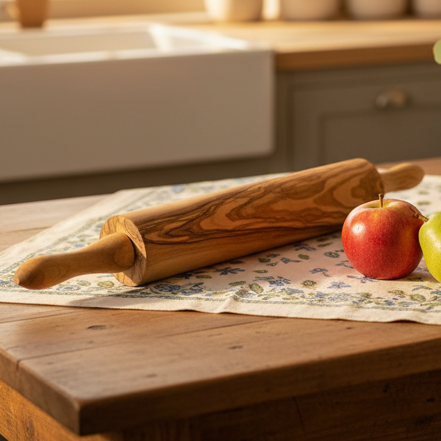 Olive Wood Rolling Pin , 18.5"
