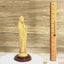 Blessed Mother Holding a Rosary, 10" Olive Wood Carving Statue from Bethlehem
