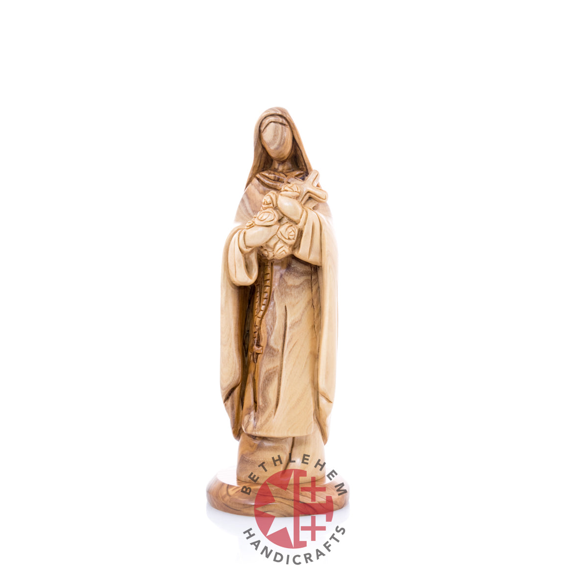 Saint Teresa Carving from the Holy Land, 8.7"