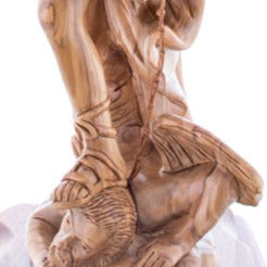 Hand Carved Wooden Statue of Saint Michael - Statuettes - Bethlehem Handicrafts