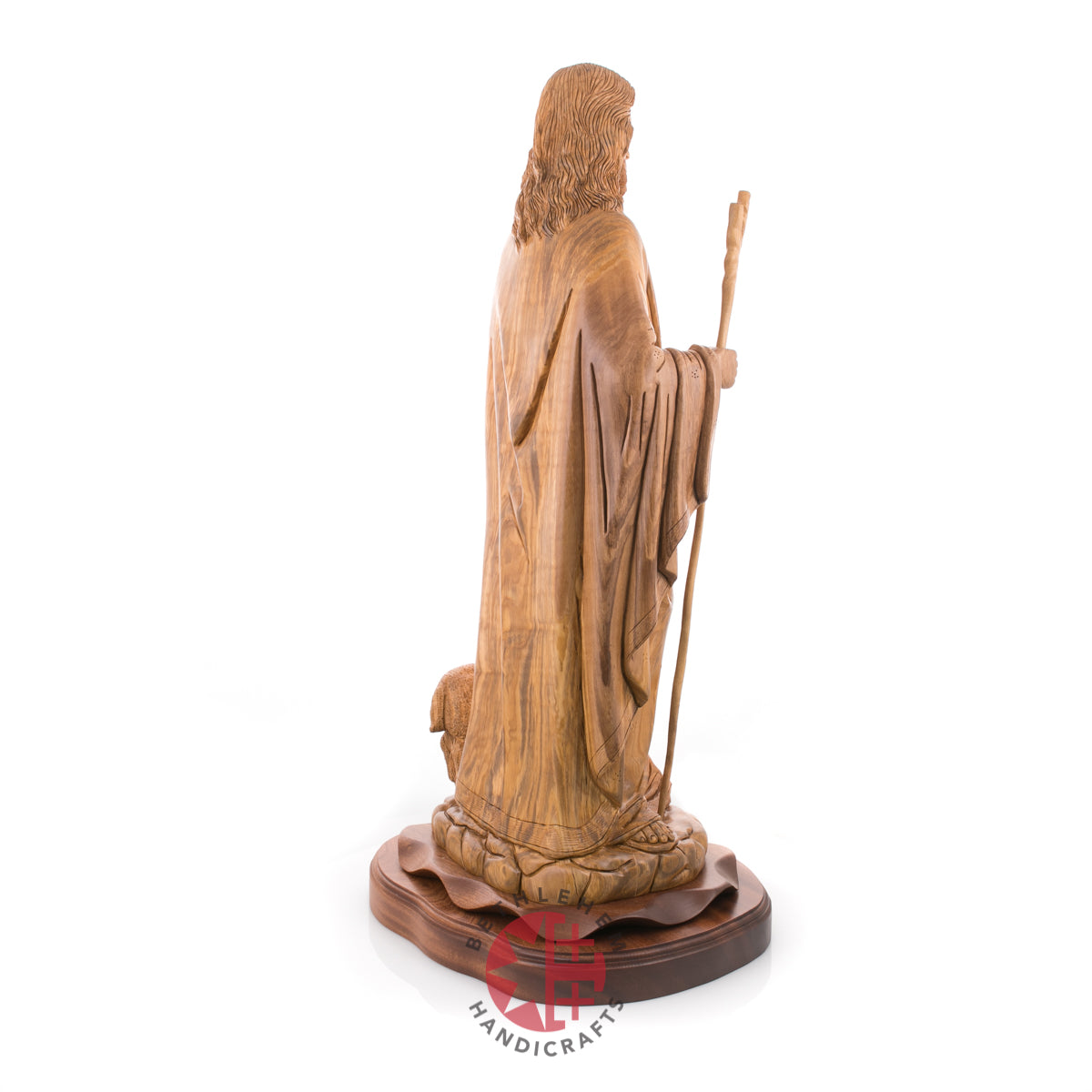 Statue of Jesus Christ Masterpiece for Church, 11.8" Olive Wood from Bethlehem