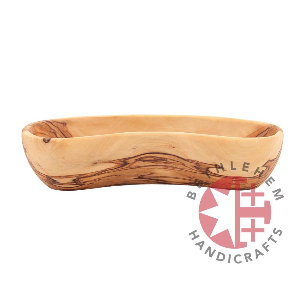 Banana Shaped Olive Wood Bowl 3