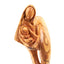 Holy Family Sculpture, Carved Olive Wood, 13"