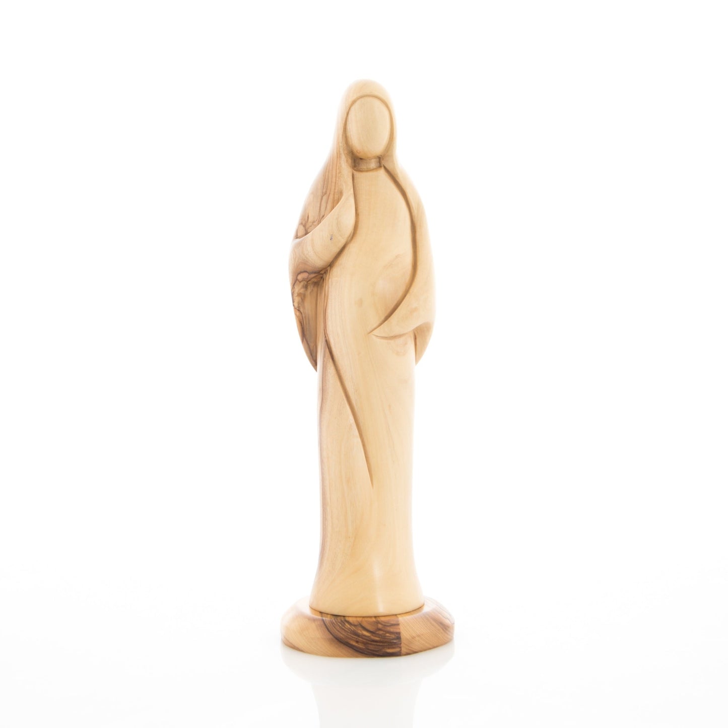 "Our Lady of Hope Expectant" Virgin Mary 11", Wood Statue