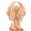 Wood Carved Praying Angel - Statuettes - Bethlehem Handicrafts