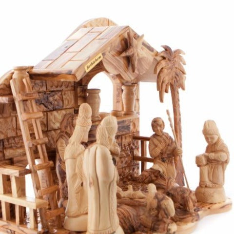 Hand Carved Nativity Set - Statuettes - Bethlehem Handicrafts