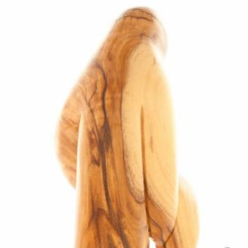 Olive Wood Modern Virgin Mary (Abstract) - Statuettes - Bethlehem Handicrafts