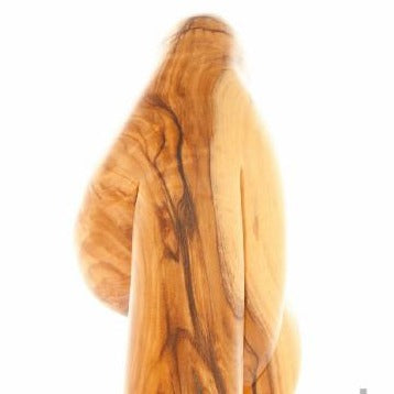 Olive Wood Modern Virgin Mary (Abstract) - Statuettes - Bethlehem Handicrafts