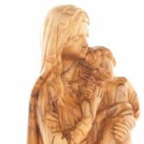 Olive Wood Madonna with the Holy Child - Statuettes - Bethlehem Handicrafts