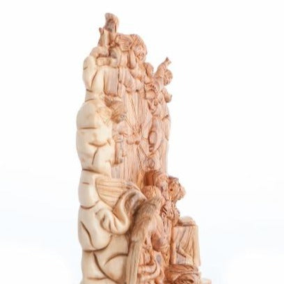 Olive Wood The Annunciation - Statuettes - Bethlehem Handicrafts