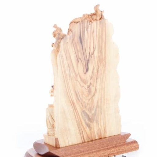 Olive Wood The Annunciation - Statuettes - Bethlehem Handicrafts