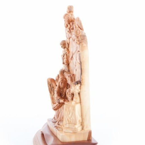 Olive Wood The Annunciation - Statuettes - Bethlehem Handicrafts