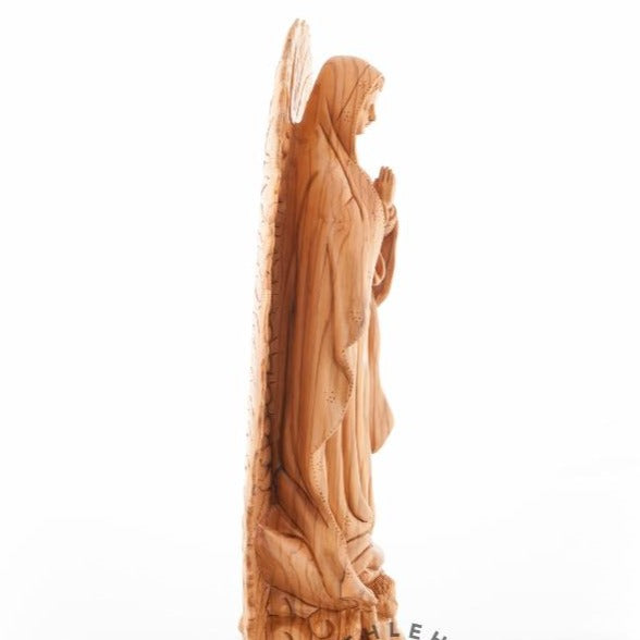 Olive Wood “Our Lady of Guadalupe” Statue - Statuettes - Bethlehem Handicrafts