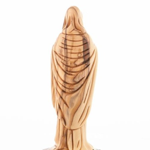 Olive Wood Praying Virgin Mary - Statuettes - Bethlehem Handicrafts