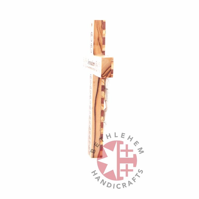 Olive Wooden Crucifix - Wall Hangings - Bethlehem Handicrafts