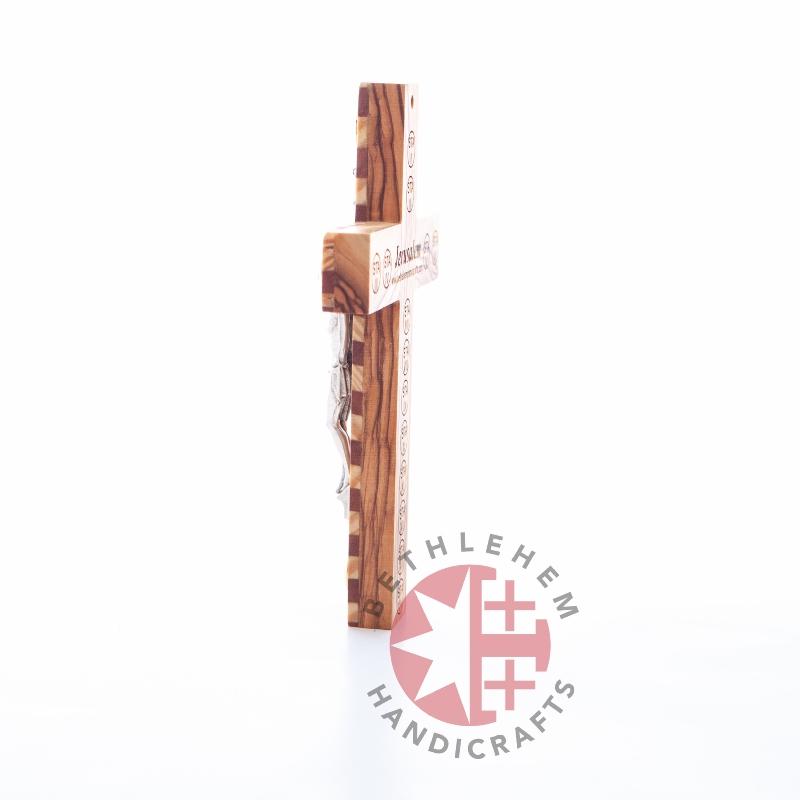 Olive Wooden Crucifix - Wall Hangings - Bethlehem Handicrafts