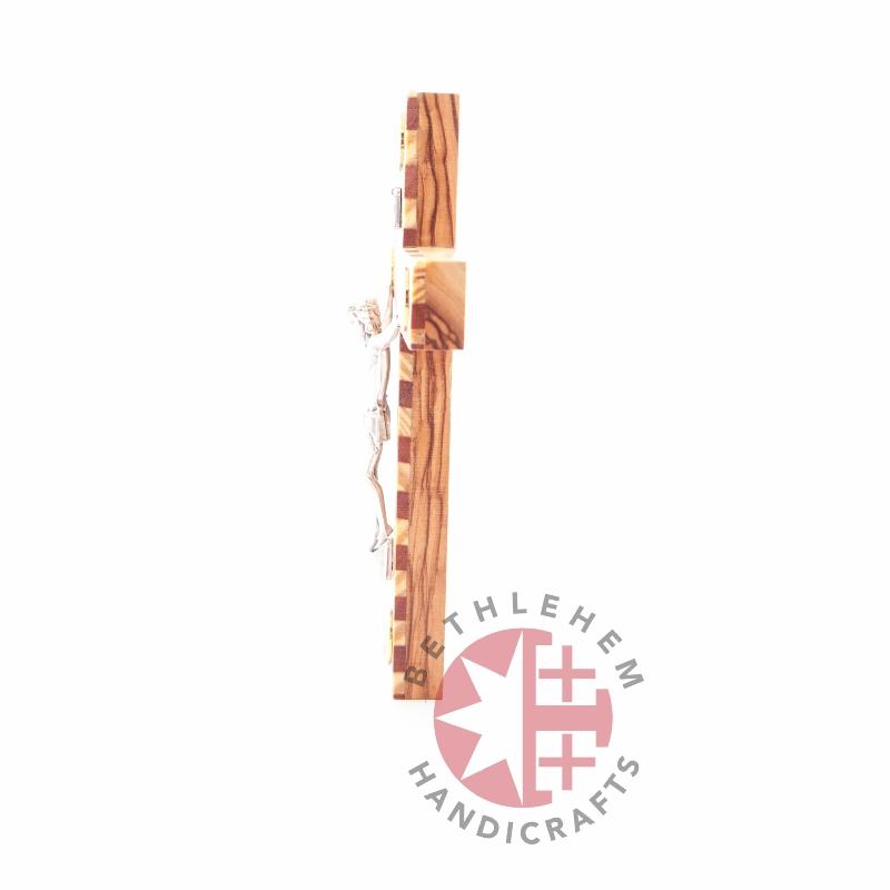 Olive Wooden Crucifix - Wall Hangings - Bethlehem Handicrafts