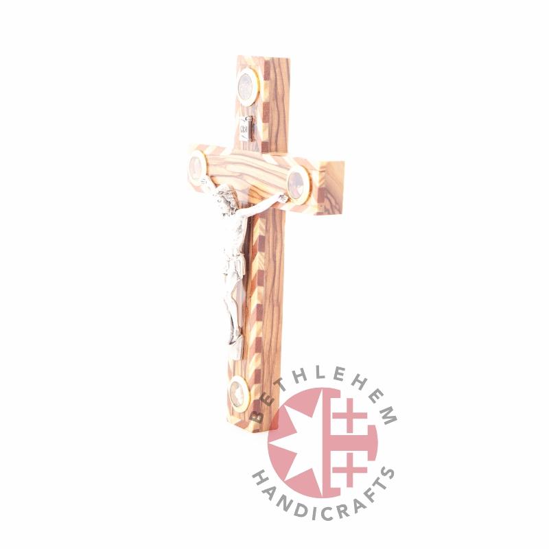 Olive Wooden Crucifix - Wall Hangings - Bethlehem Handicrafts