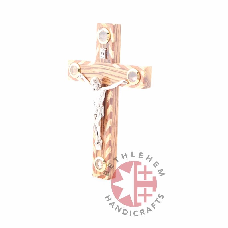 Olive Wooden Crucifix - Wall Hangings - Bethlehem Handicrafts