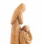 Olive Wood Abstract Adoring Holy Family Statue - Statuettes - Bethlehem Handicrafts