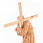 Hand Carved Jesus Holding the Cross Statue - Statuettes - Bethlehem Handicrafts