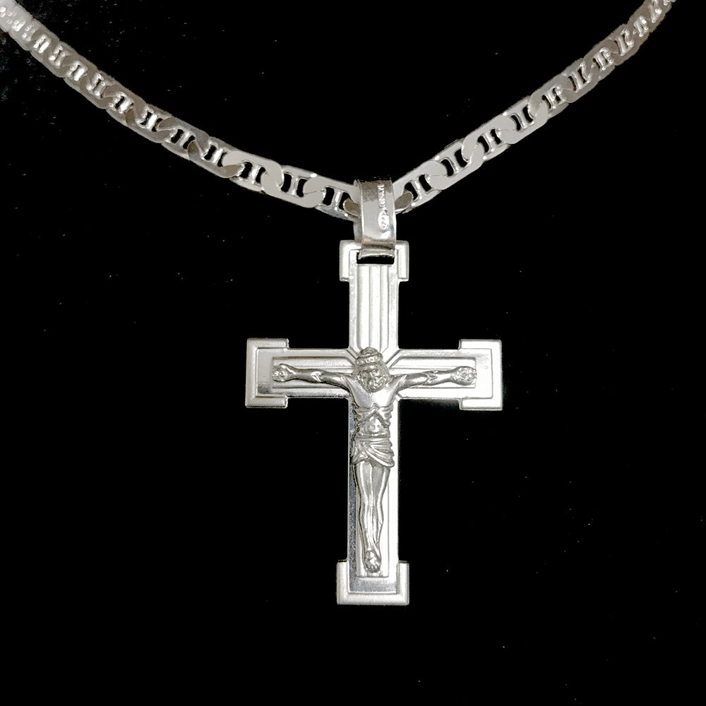 Sterling Silver Crucifix Necklaces - Jewelry - Bethlehem Handicrafts