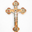 Crucifix Wood Mother of Pearl with 5 Souvenirs from Holy Land