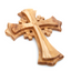 8.7" Jerusalem Wall Cross, Carved Olive Wood From Holy Land