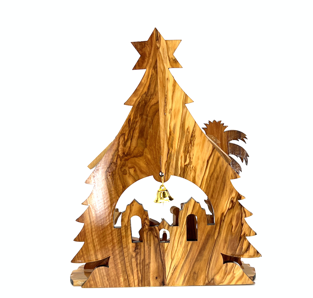 Nativity Scene  with Music Player 