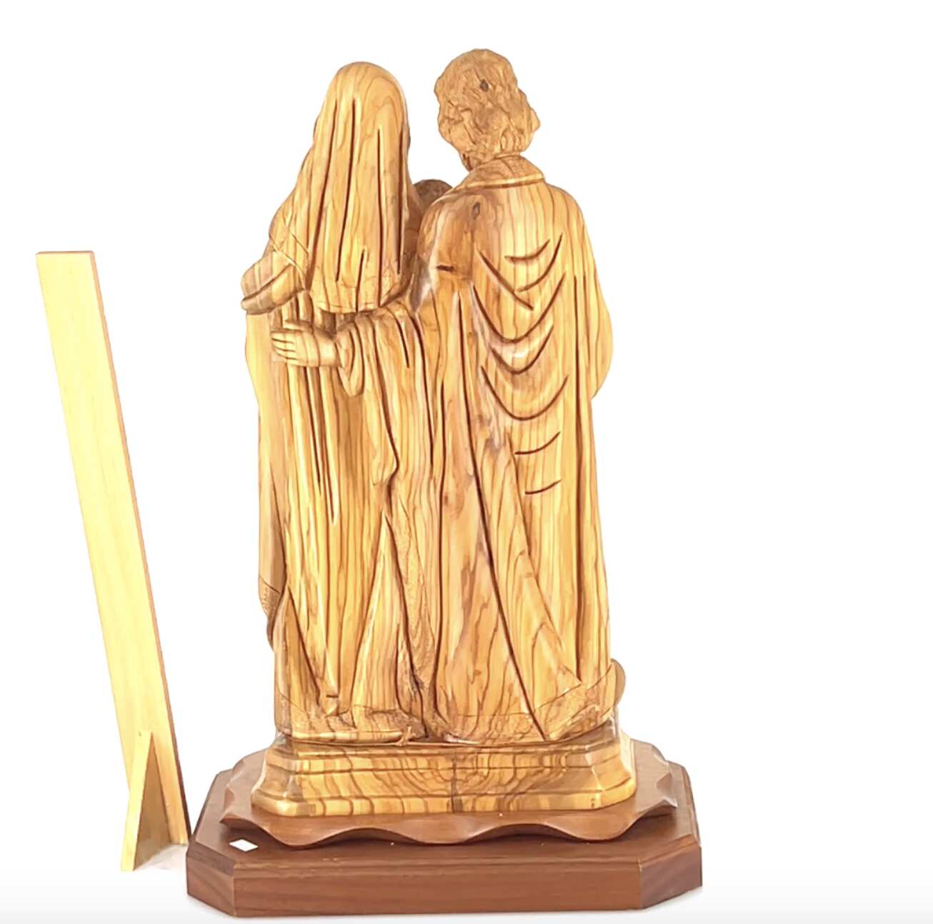 Holy Family Statue for Church, 24" Olive Wood Masterpiece