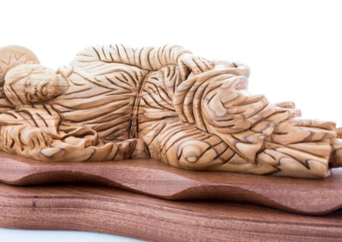 Sleeping Saint Joesph Carving from wood