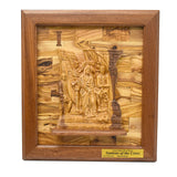 14 Estaciones del Vía Crucis para Iglesia Católica, Set de Tallas de Madera de Olivo