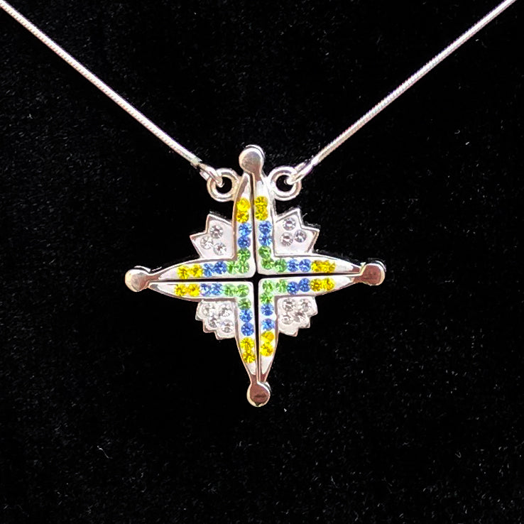 Two-Way Magnetic Star of Bethlehem Necklace