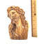 Bust of Jesus Christ Head, 9.6" Olive Wood Carving from the Holy Land