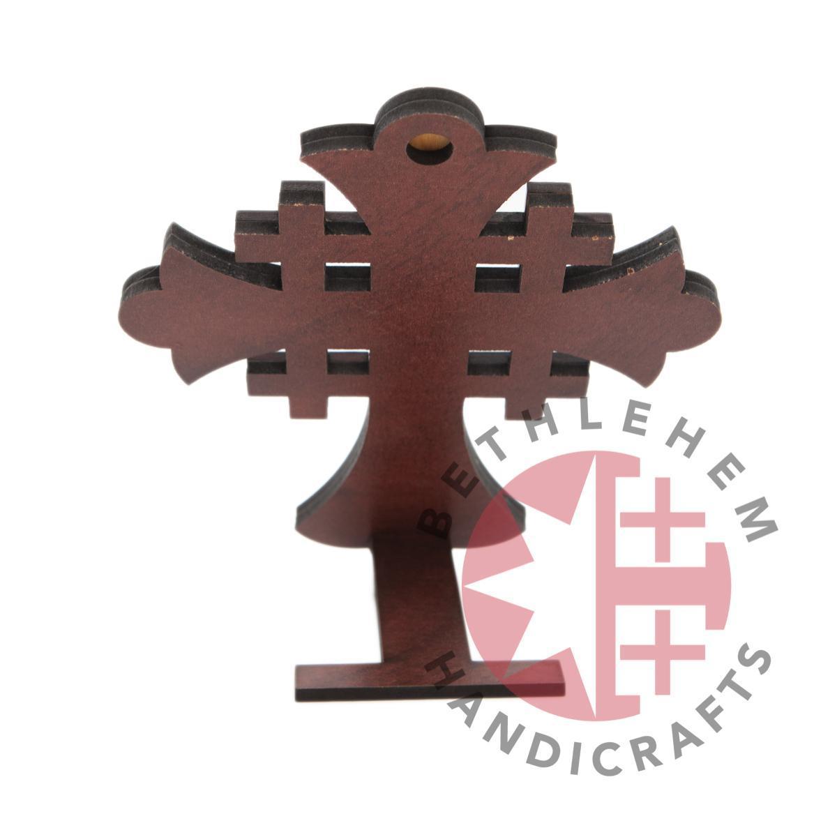 Jerusalem's Wooden Crucifix - Wall Hangings - Bethlehem Handicrafts