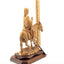 Jesus Christ Riding Donkey, "Entry Into Jerusalem", 11.2" Wood Carving from Holy Land