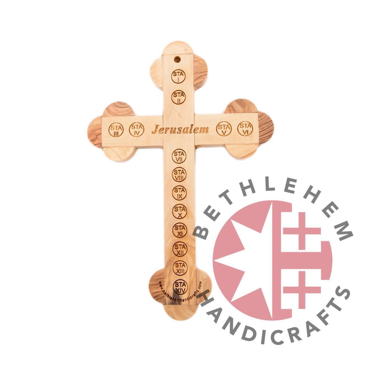 Wooden and Mother of Pearl Crucifixes - Wall Hangings - Bethlehem Handicrafts