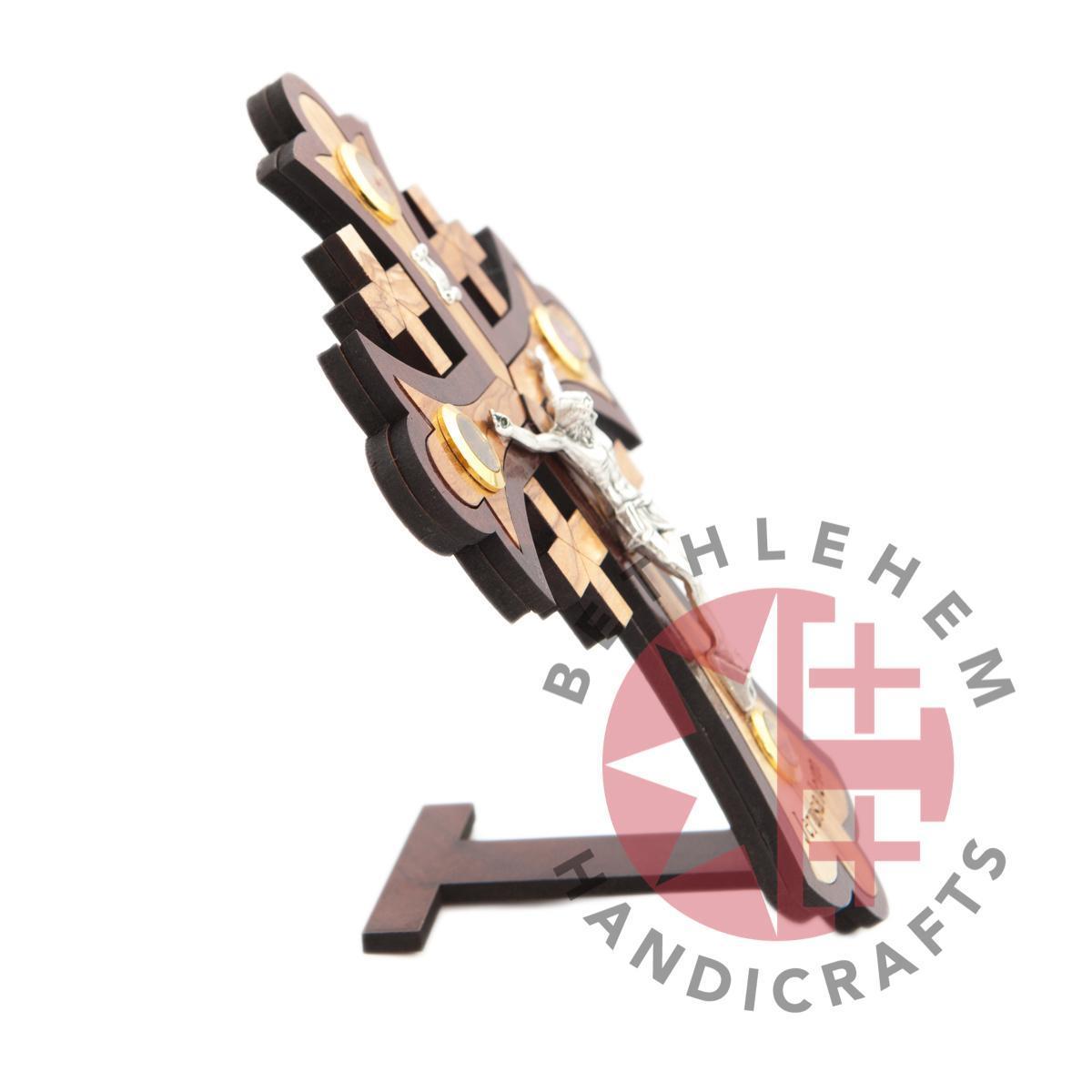 Jerusalem's Wooden Crucifix - Wall Hangings - Bethlehem Handicrafts