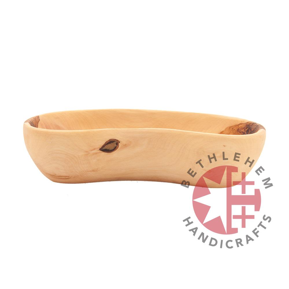 Banana Shaped Olive Wood Bowl 2