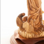 Saint Francis of Assisi with Animals, Squirrel Hand Made Wooden Carving 