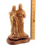 Virgin Mary with Jesus Christ Statue, 10.6" Carved from the Holy Land Olive Wood