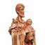 Carving of St. Joesph Holding Baby Jesus Christ  Unique Grain Patterns Masterpiece Art Collection 