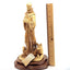 St. Francis Assisi with Animals Statue 13.4" Hand Carved Olive Wood from Holy Land