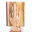 Hand Made Carving of Wooden Hands Holding Bible, Olive Wood, Good News Bible, Christian Home Decor for Book Shelf