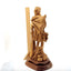 St. Peter Carved Wooden Statue 12.5", Sculpture from Holy Land Olive