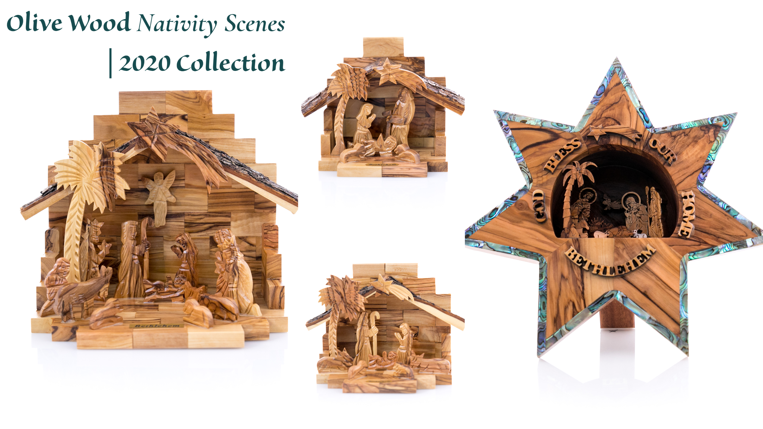 Olive Wood Nativity Scenes | 2020 Collection