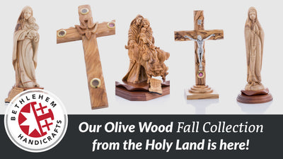 Our Olive Wood Fall Collection from the Holy Land is here!